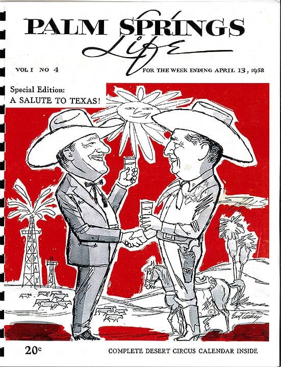 Palm Springs Life - April 13 1958 - Cover Poster