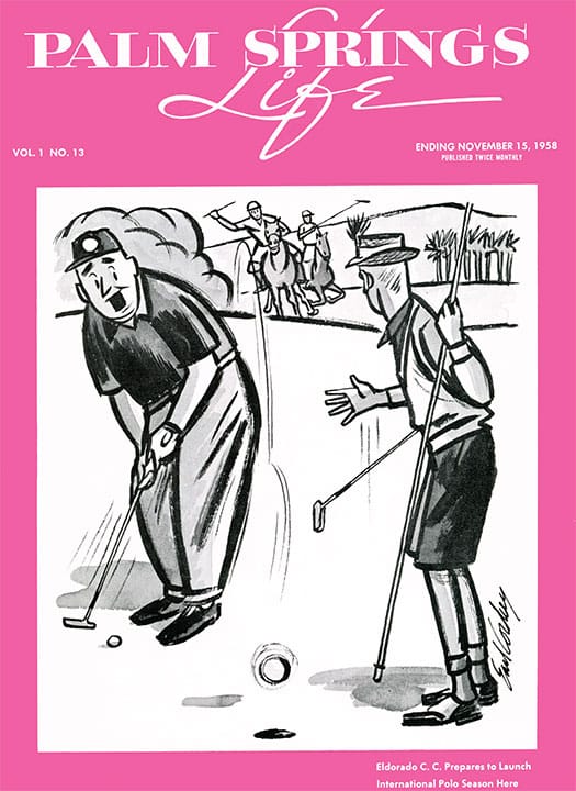 Palm Springs Life - November 15 1958 - Cover Poster