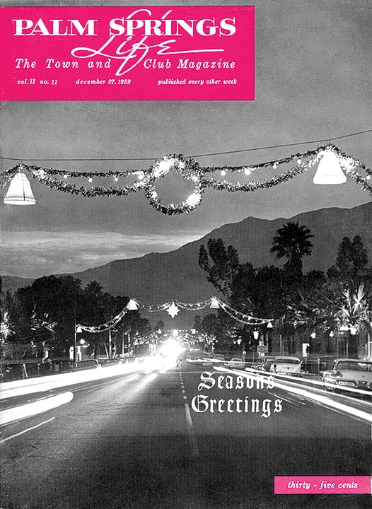 Palm Springs Life - December 27 1959 - Cover Poster