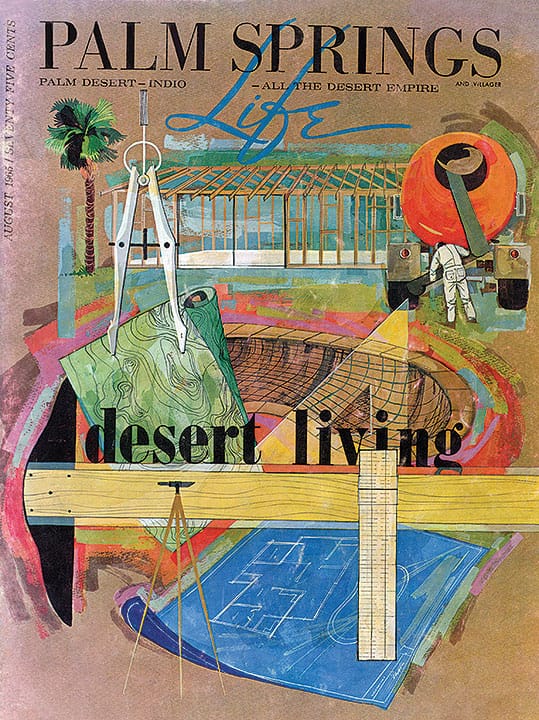 Palm Springs Life - August 1965 - Cover Poster