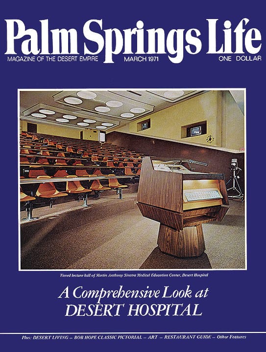 Palm Springs Life - March 1971 - Cover Poster