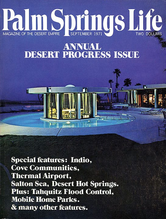 Palm Springs Life - September 1971 - Cover Poster