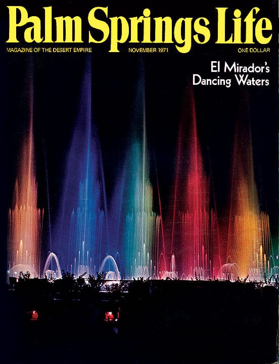 Palm Springs Life - November 1971 - Cover Poster