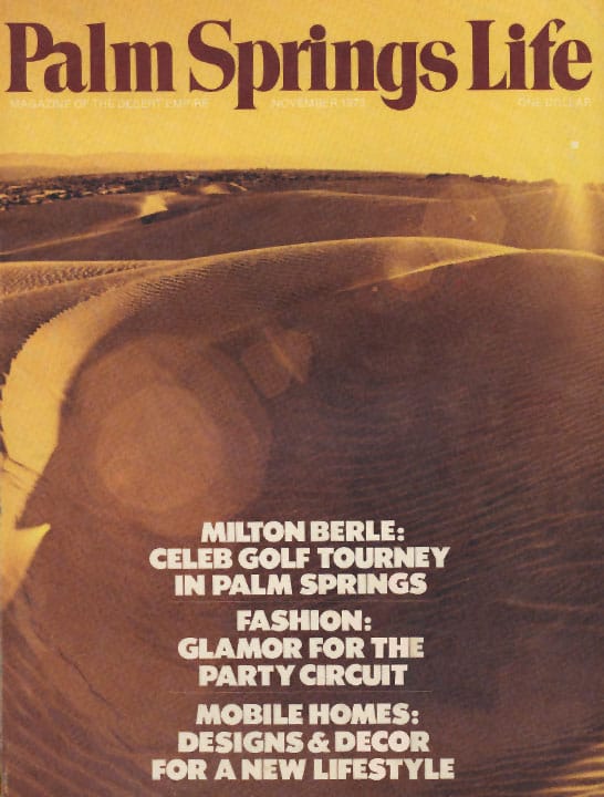 Palm Springs Life - November 1973 - Cover Poster