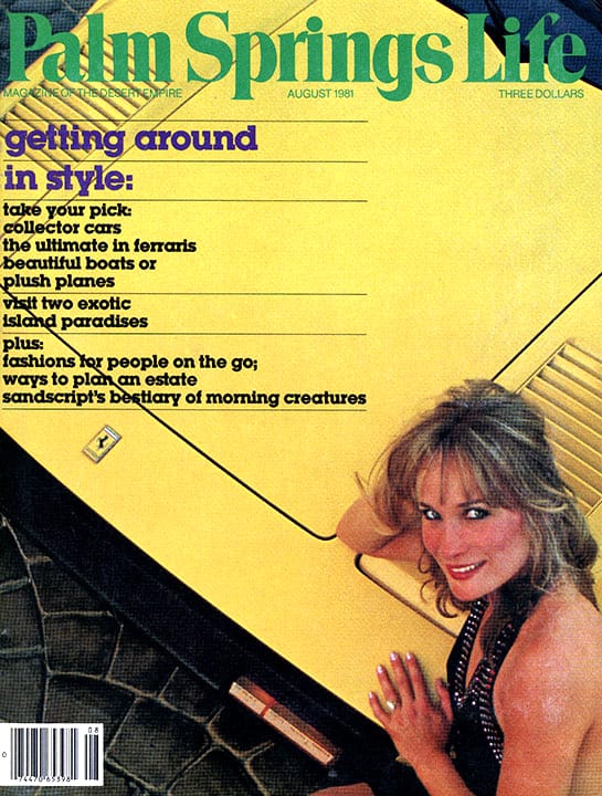 Palm Springs Life - August 1981 - Cover Poster