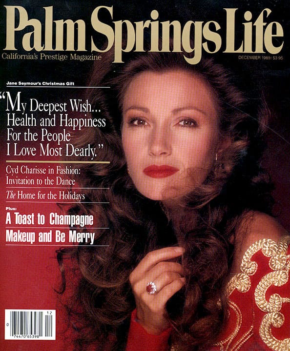 Palm Springs Life - December 1989 - Cover Poster