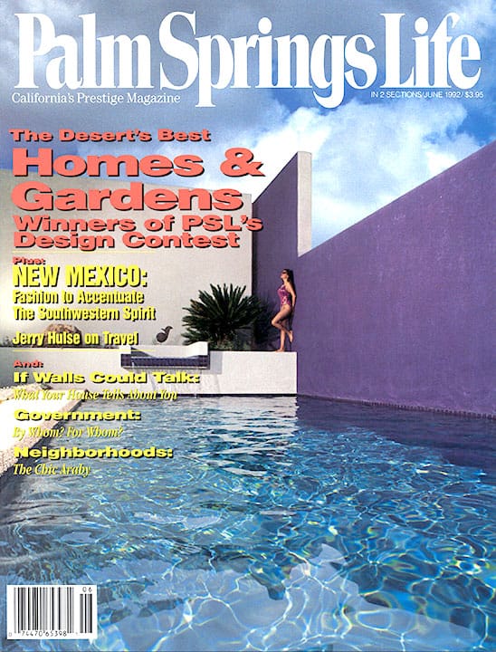 Palm Springs Life - June 1992 - Cover Poster