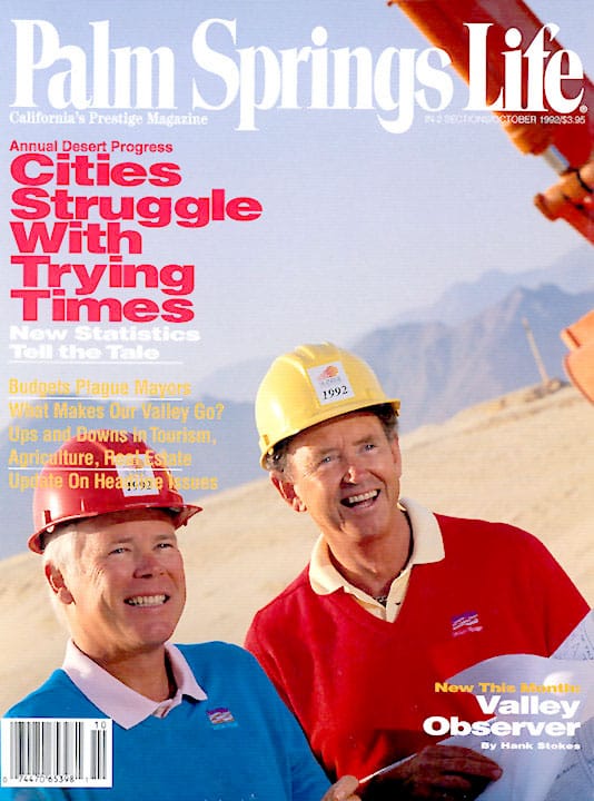 Palm Springs Life - October 1992 - Cover Poster