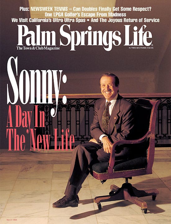 Palm Springs Life - March 1996 - Cover Poster