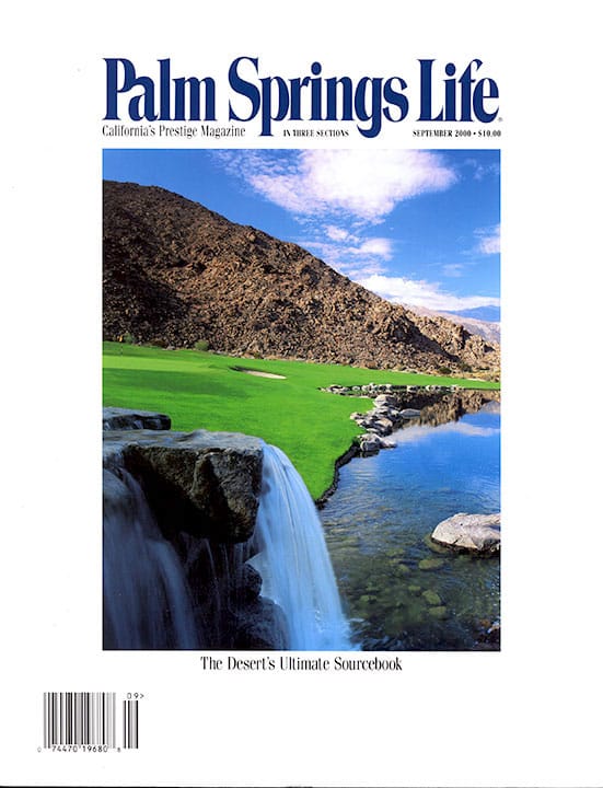 Palm Springs Life - September 2000 - Cover Poster