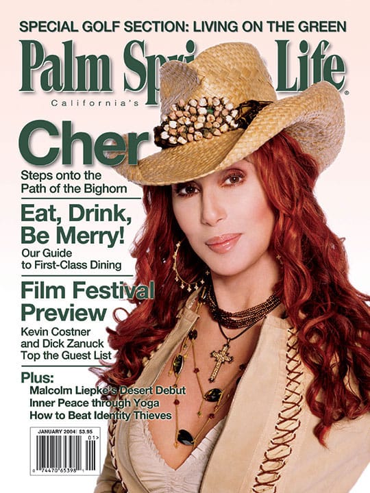 Palm Springs Life - January 2004 - Cover Poster