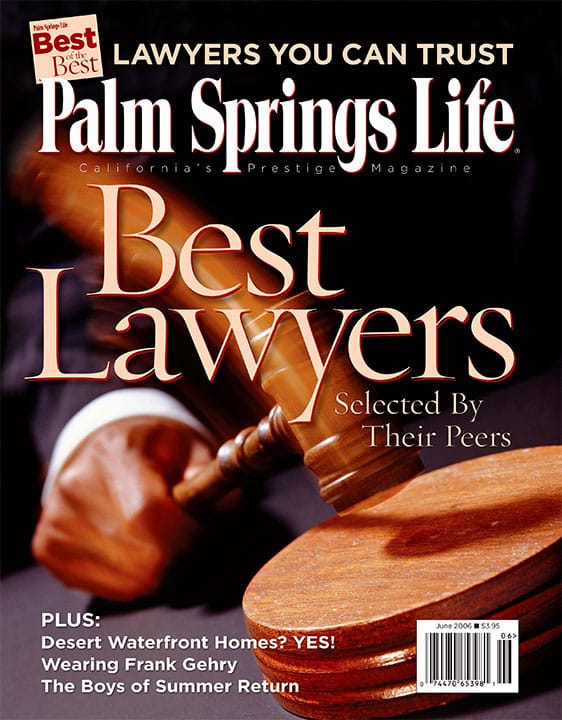 Palm Springs Life Magazine June 2006