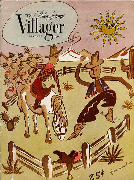 Palm Springs Villager - October 1947 - Cover Poster