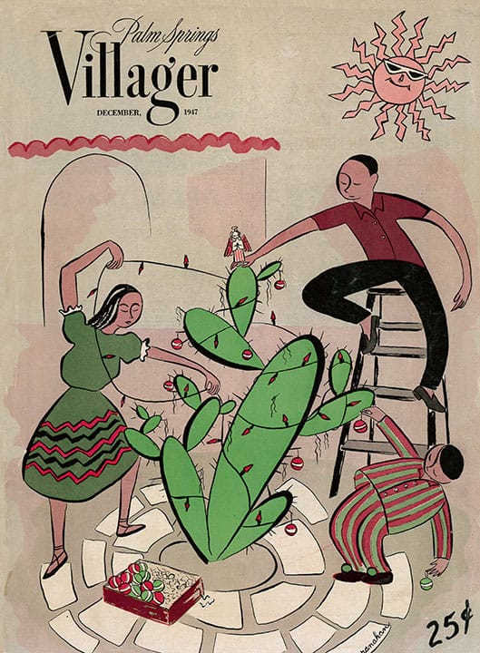 Palm Springs Villager - December 1947 - Cover Poster