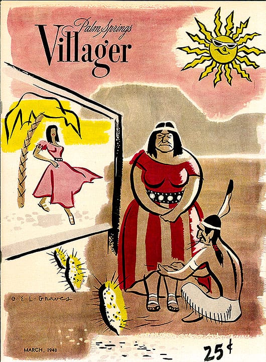 Palm Springs Villager - March 1948 - Cover Poster