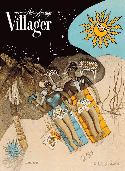 Palm Springs Villager - April 1948 - Cover Poster