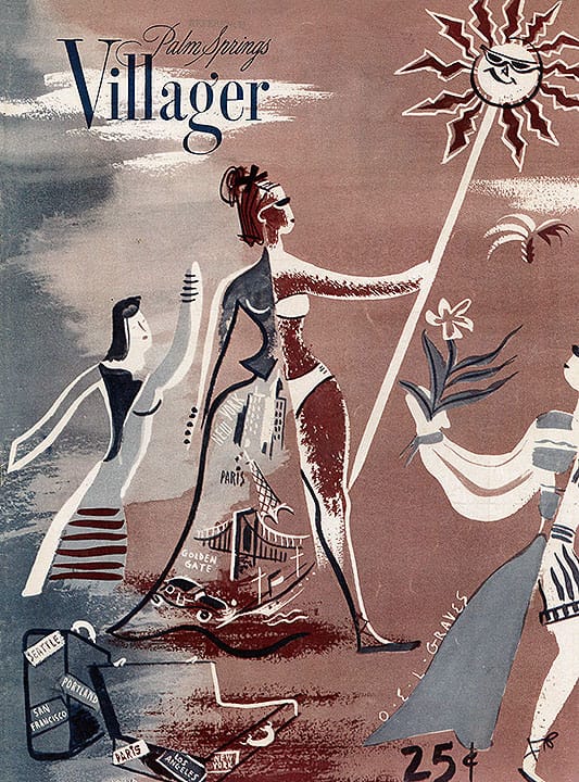 Palm Springs Villager - September 1948 - Cover Poster