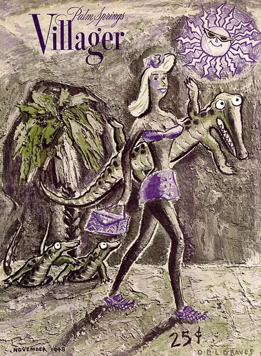 Palm Springs Villager - November 1948 - Cover Poster
