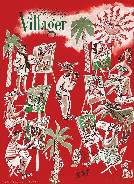 Palm Springs Villager - December 1948 - Cover Poster
