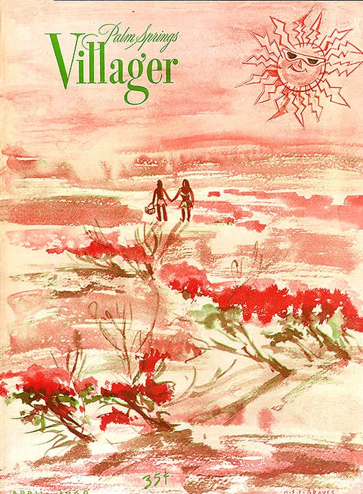 Palm Springs Villager - April 1949 - Cover Poster