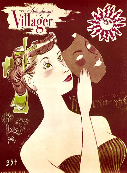Palm Springs Villager - September 1949 - Cover Poster