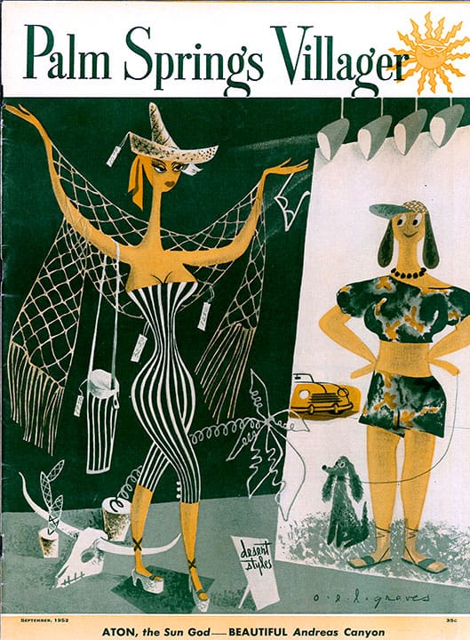 Palm Springs Villager - September 1952 - Cover Poster