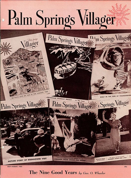 Palm Springs Villager - July-August 1955 - Cover Poster