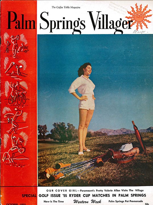 Palm Springs Villager - October 1955 - Cover Poster
