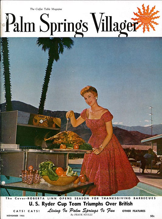 Palm Springs Villager - November 1955 - Cover Poster