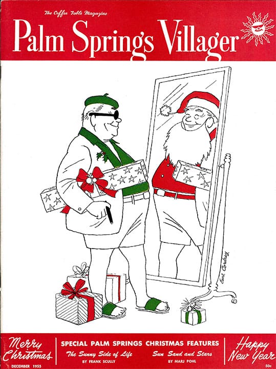 Palm Springs Villager - December 1955 - Cover Poster