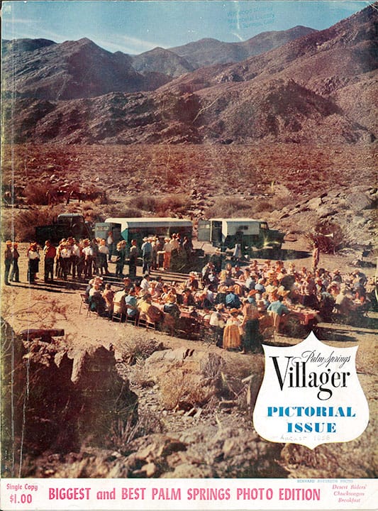 Palm Springs Villager - August 1956 - Cover Poster