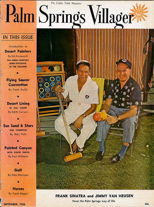 Palm Springs Villager - September 1956 - Cover Poster