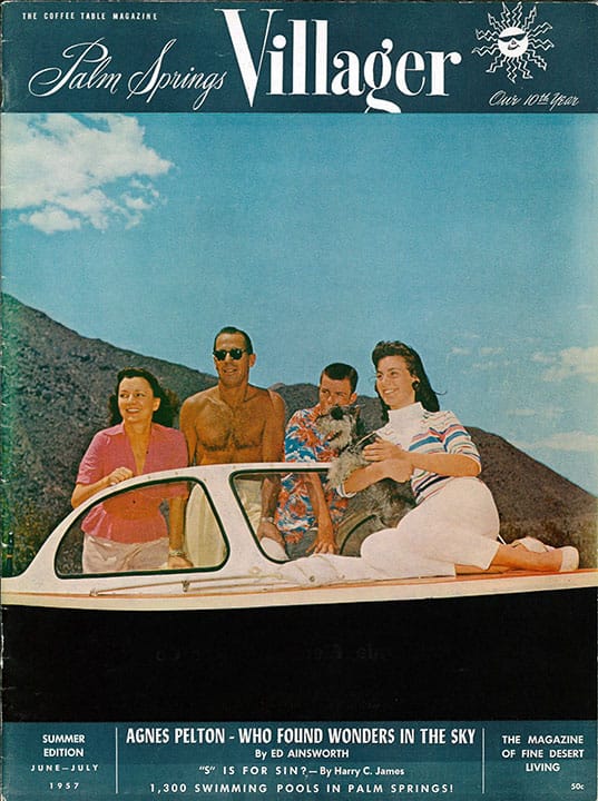 Palm Springs Villager - June-July 1957 - Cover Poster
