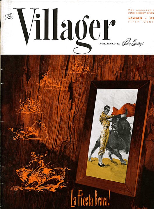 Palm Springs Villager - November 1957 - Cover Poster